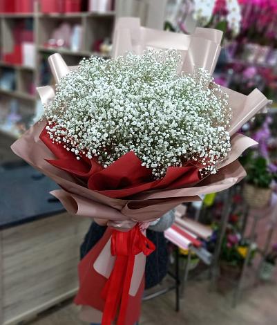 Букет цветов из: Гипсофила в Верхнем Карачане
