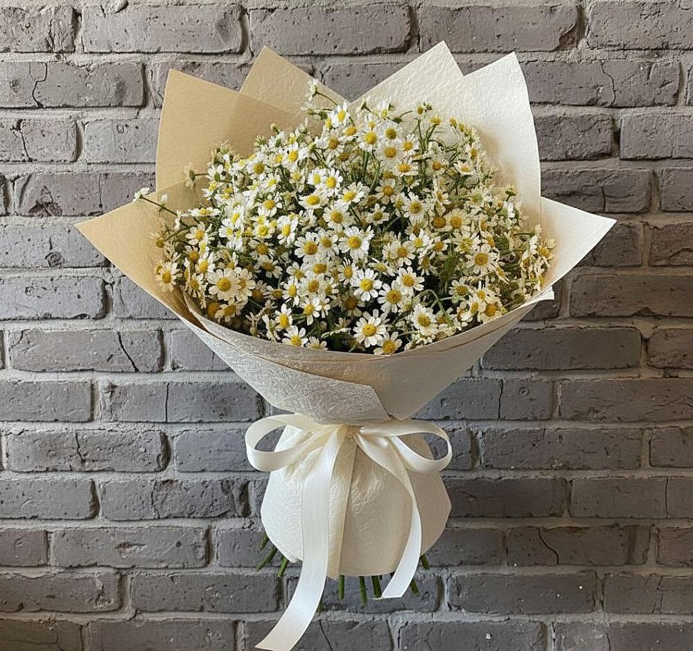 Букет цветов из: Ромашки в Верхнем Карачане