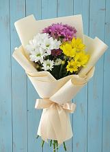 Букет цветов из:  Хризантемы в Верхнем Карачане