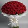 Букет 101 Красная роза Блэк Мэджик в Верхнем Карачане
