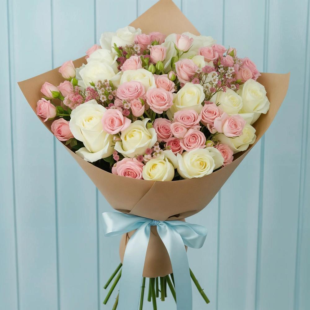 Букет цветов из: Розы в Верхнем Карачане