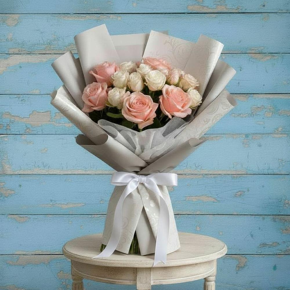 Букет цветов из: Розы в Верхнем Карачане