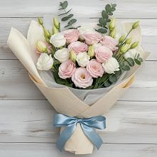 Букет цветов из:  Лизиантусы #REPLACE_PRED# Верхнем Карачане