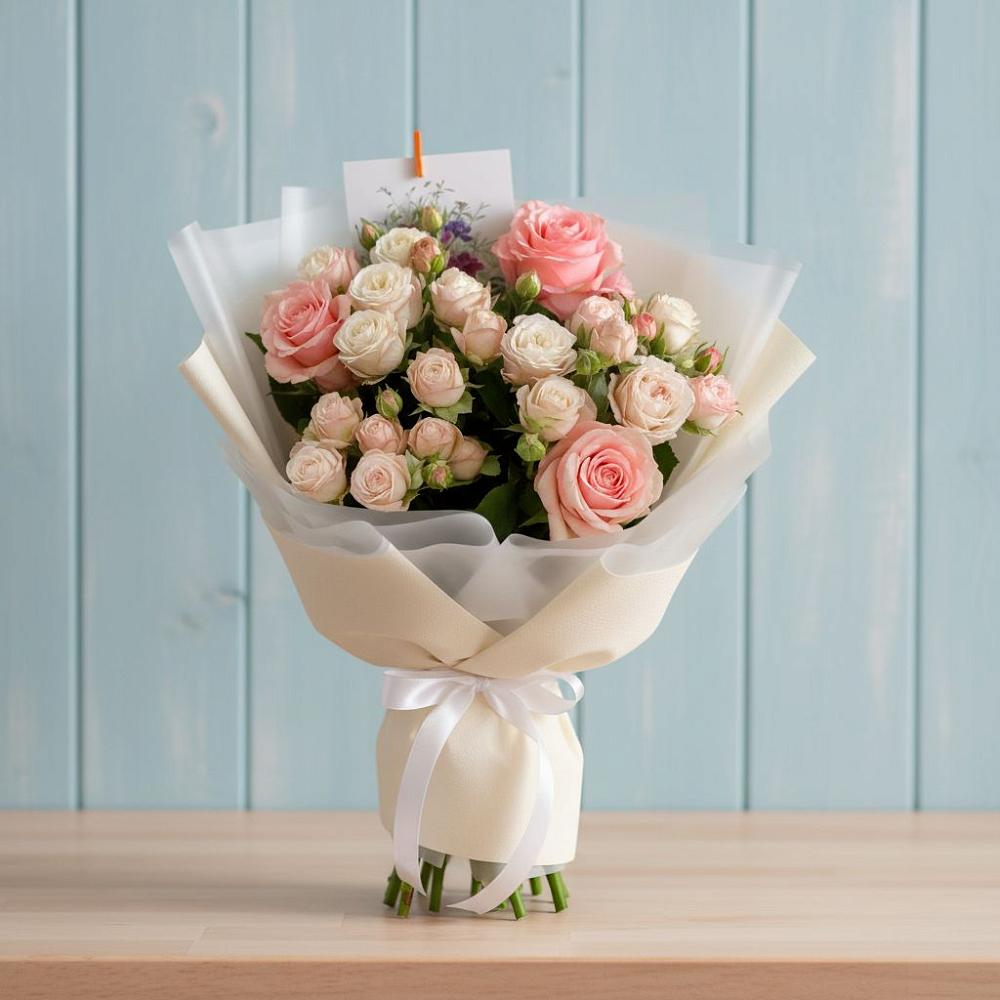 Букет цветов из: Розы в Верхнем Карачане