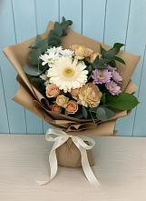 Букет цветов из:  Герберы и Хризантемы #REPLACE_PRED# Верхнем Карачане