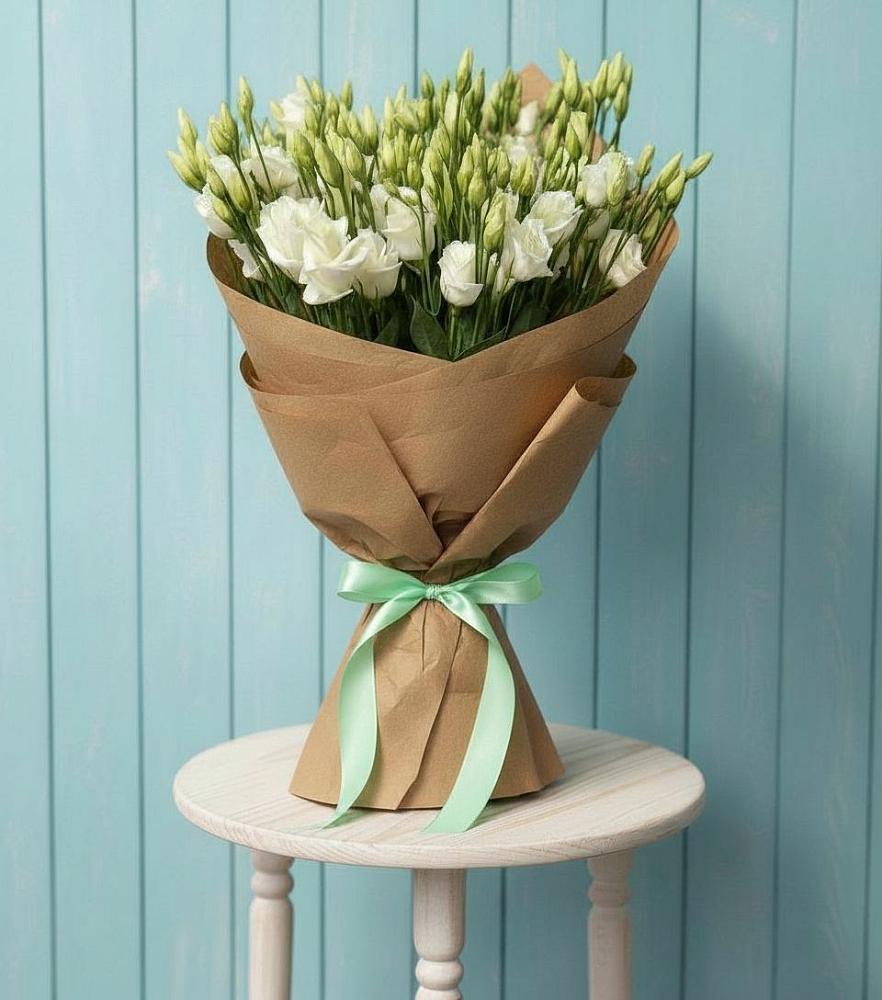 Букет цветов из: Лизиантусы в Верхнем Карачане