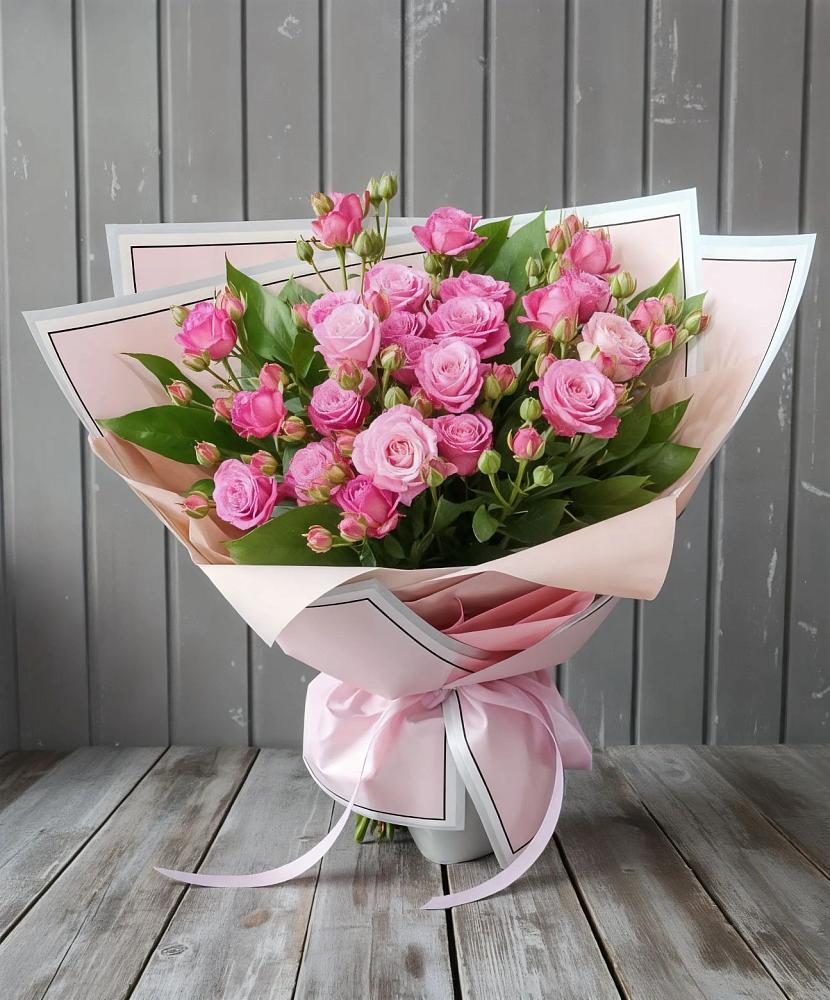 Букет Розовый кустик в Верхнем Карачане