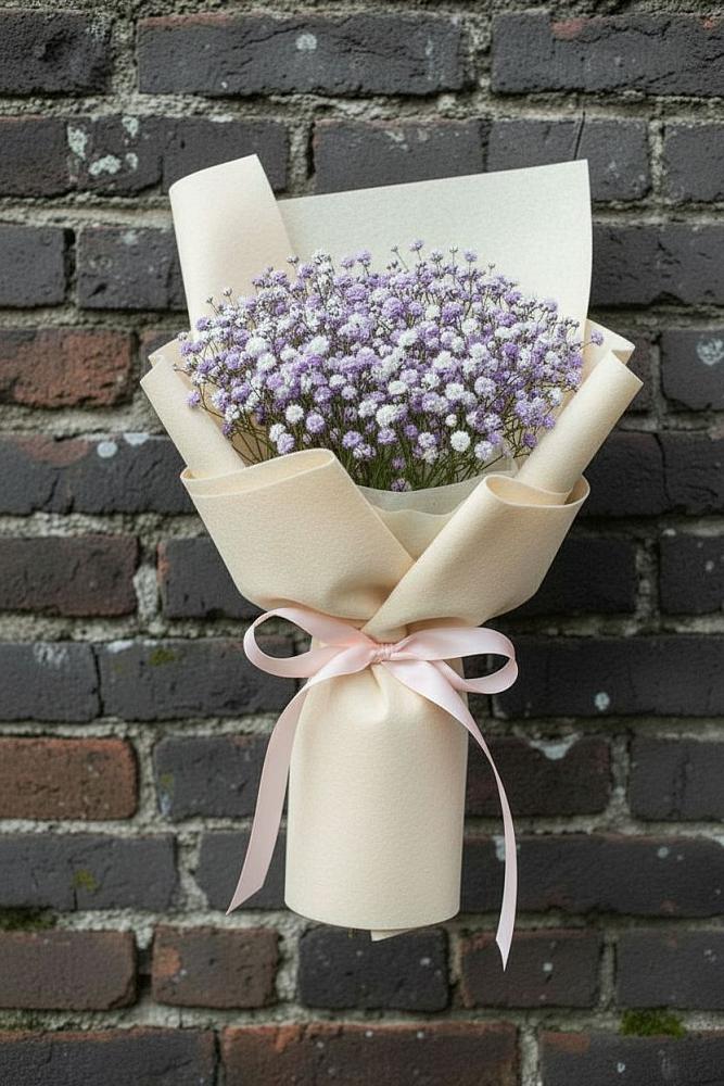 Букет цветов из: Гипсофила в Верхнем Карачане