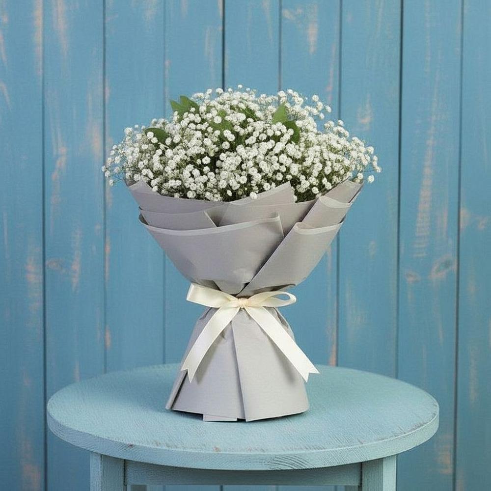 Букет цветов из: Гипсофила в Верхнем Карачане