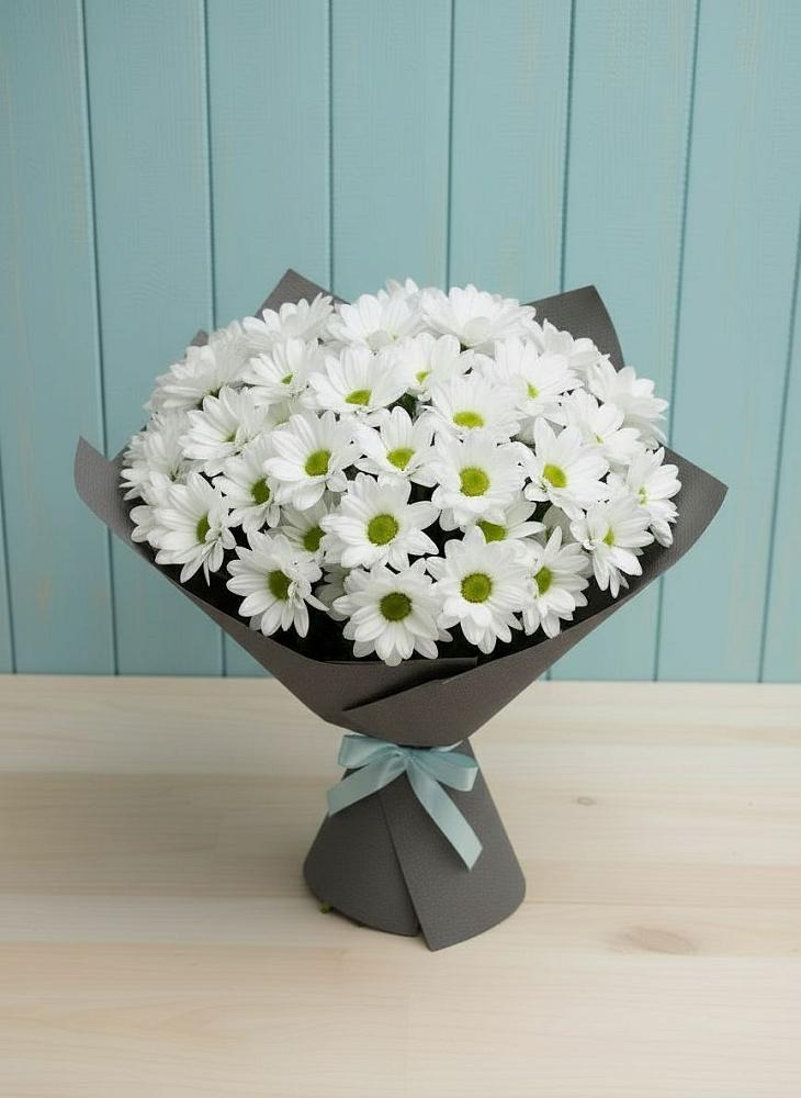 Букет цветов из: Хризантемы в Верхнем Карачане