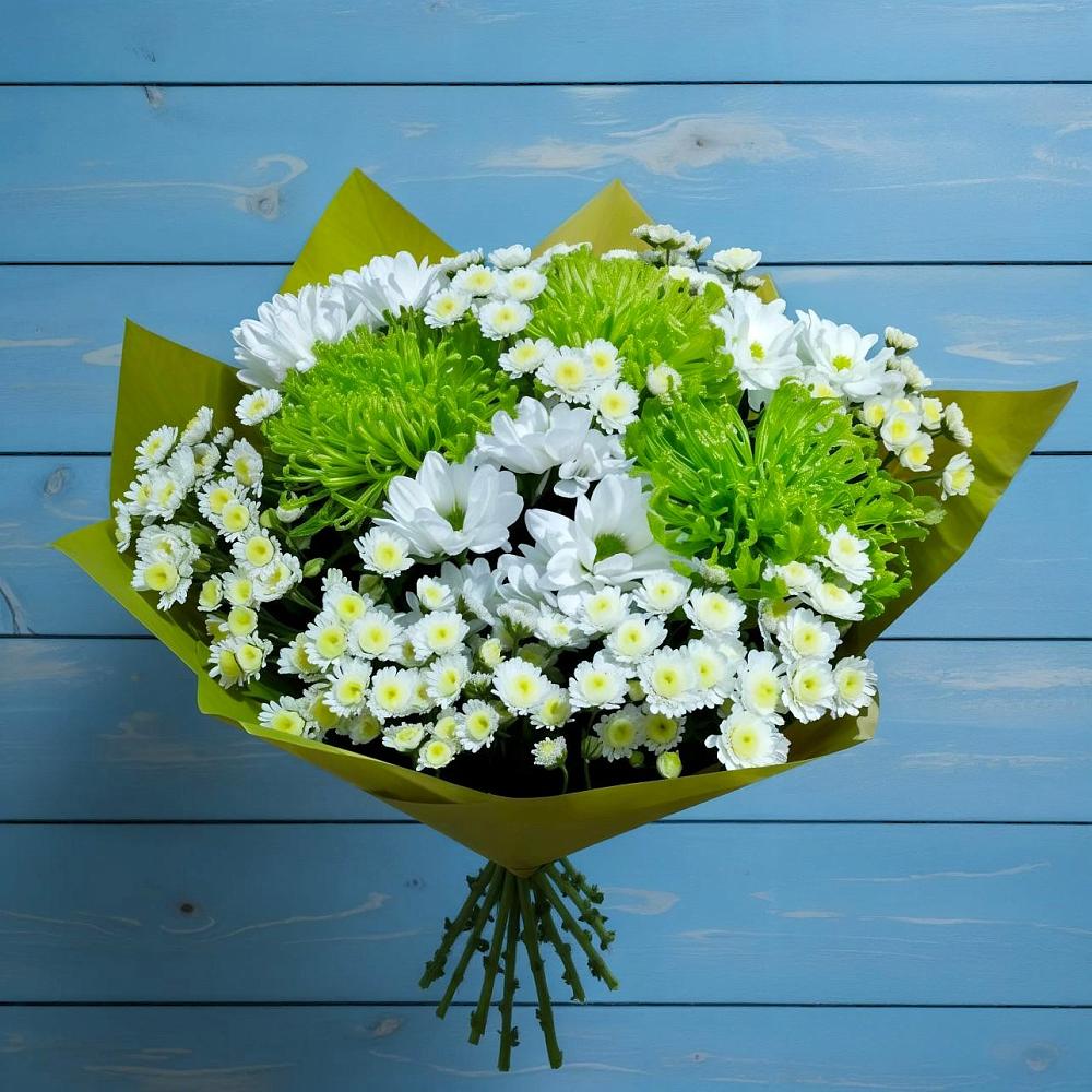 Букет цветов из: Хризантемы в Верхнем Карачане