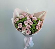 Букет цветов из:  Розы и Хризантемы в Верхнем Карачане