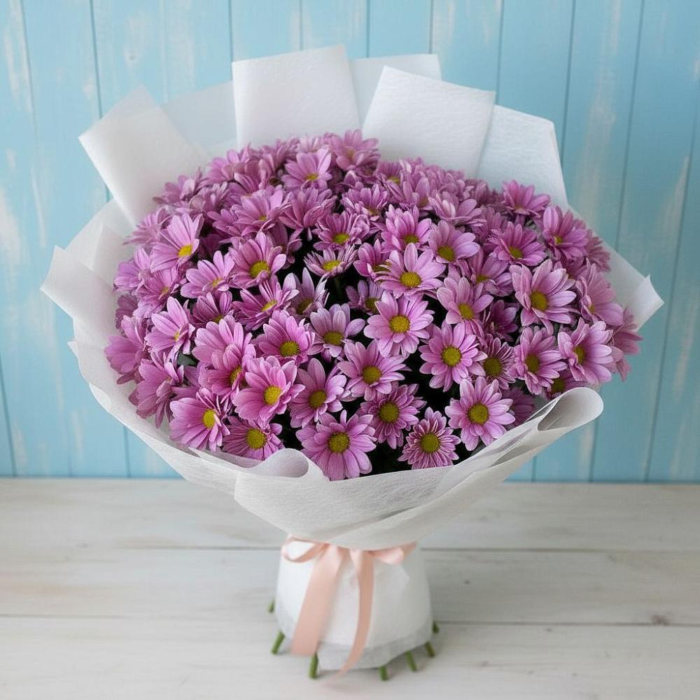 Букет цветов из: Хризантемы в Верхнем Карачане
