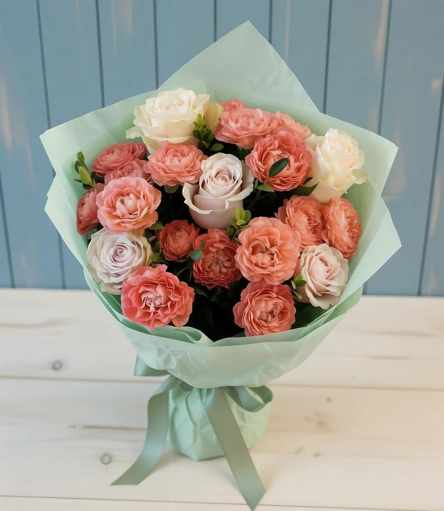 Букет цветов из: Розы в Верхнем Карачане