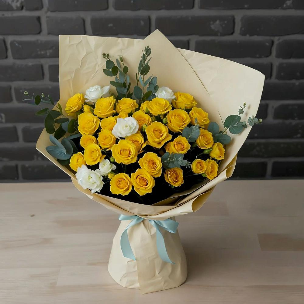 Букет цветов из: Розы в Верхнем Карачане