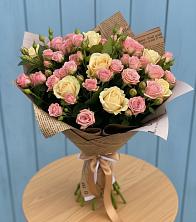 Букет цветов из:  Розы в Верхнем Карачане