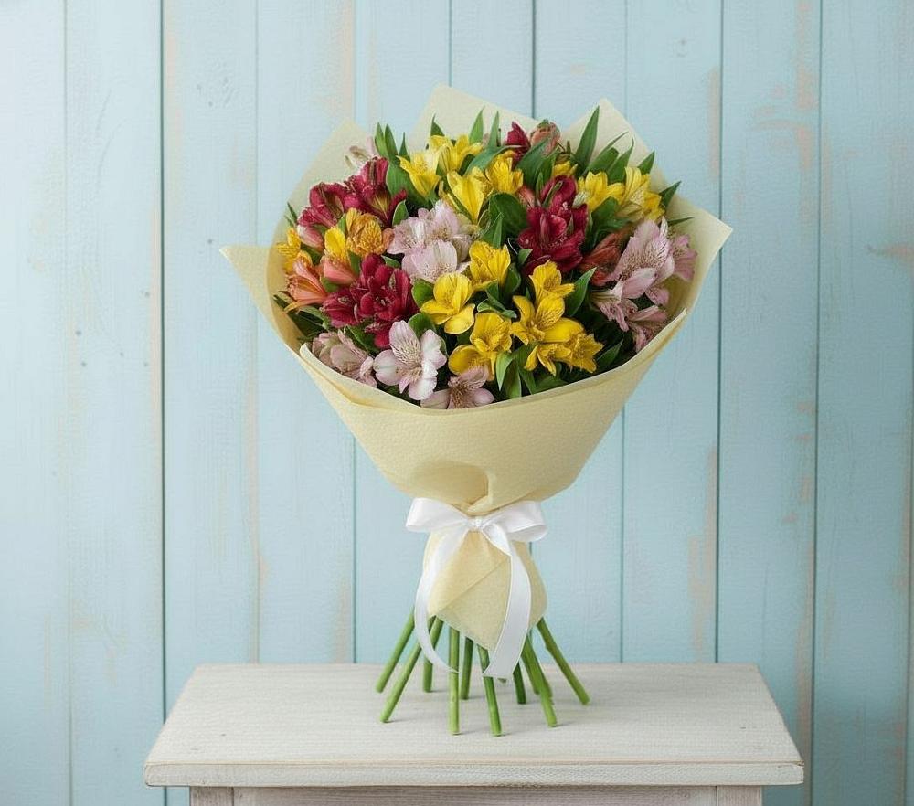 Букет цветов из: Альстромерии в Верхнем Карачане