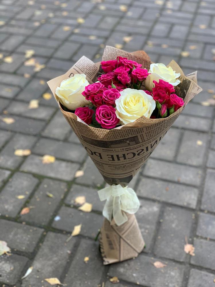 Букет цветов из: Розы в Верхнем Карачане