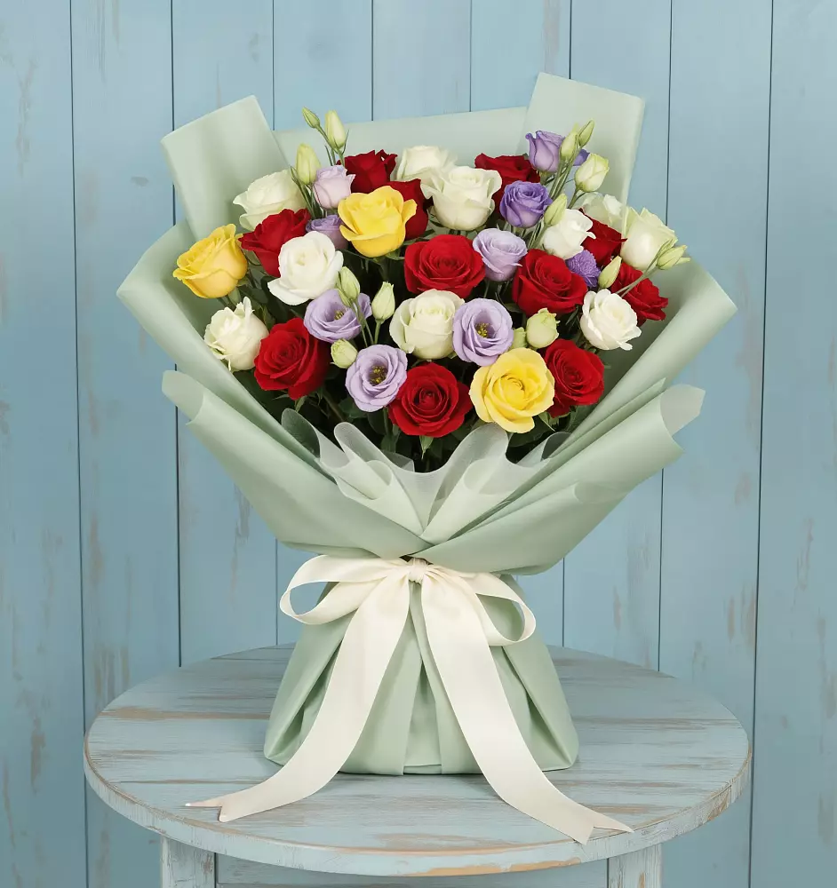 Букет цветов из: Розы в Верхнем Карачане