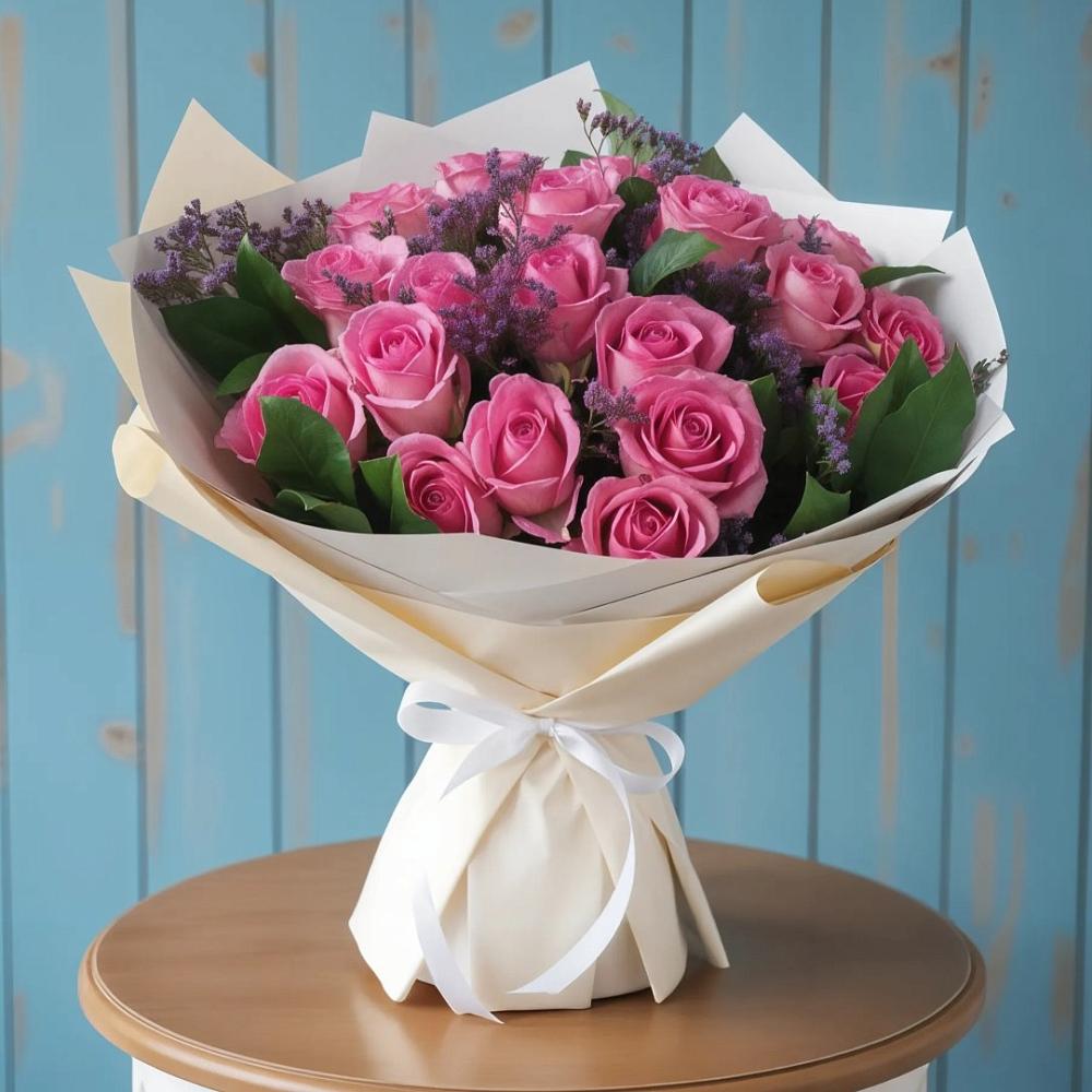 Букет цветов из: Розы в Верхнем Карачане