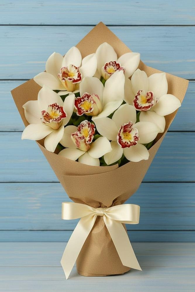 Букет цветов из: Орхидеи и Розы в Верхнем Карачане